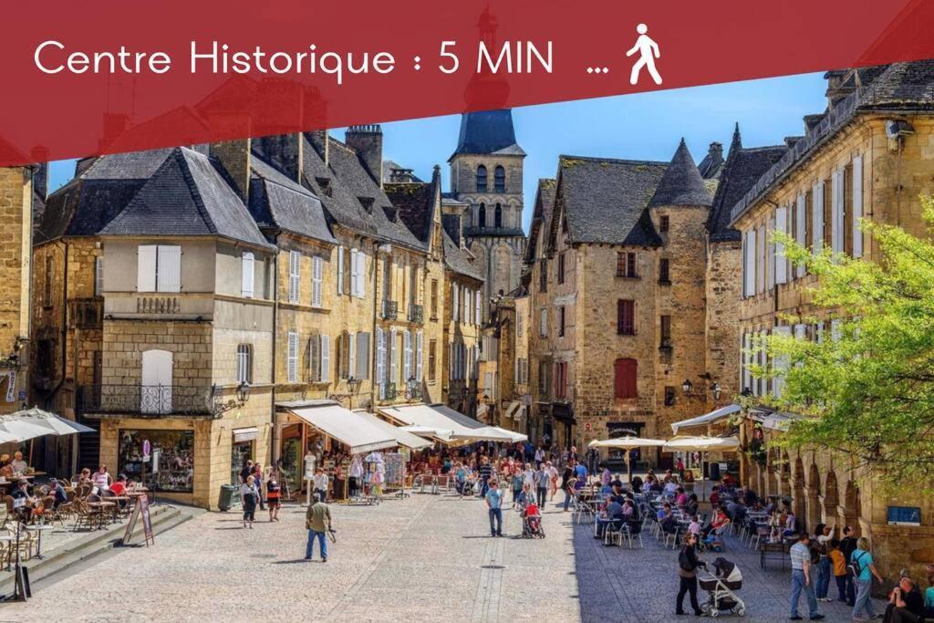 La Regate Avec Jaccuzi A 50 M Du Centre Historique Appartement Sarlat-la-Canéda Buitenkant foto